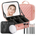 Mocado LED Lighted Makeup Bag with Mirror for Travel Convenience