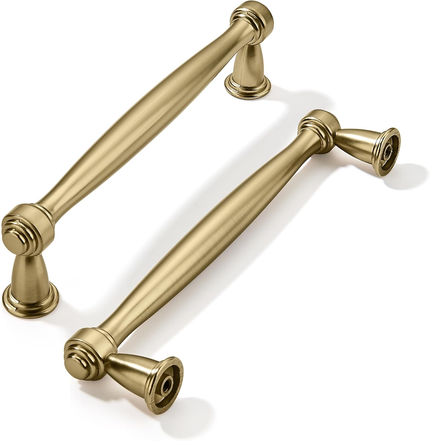 Champagne Bronze Cabinet Pulls - 10 Pack 5 Inch Handles