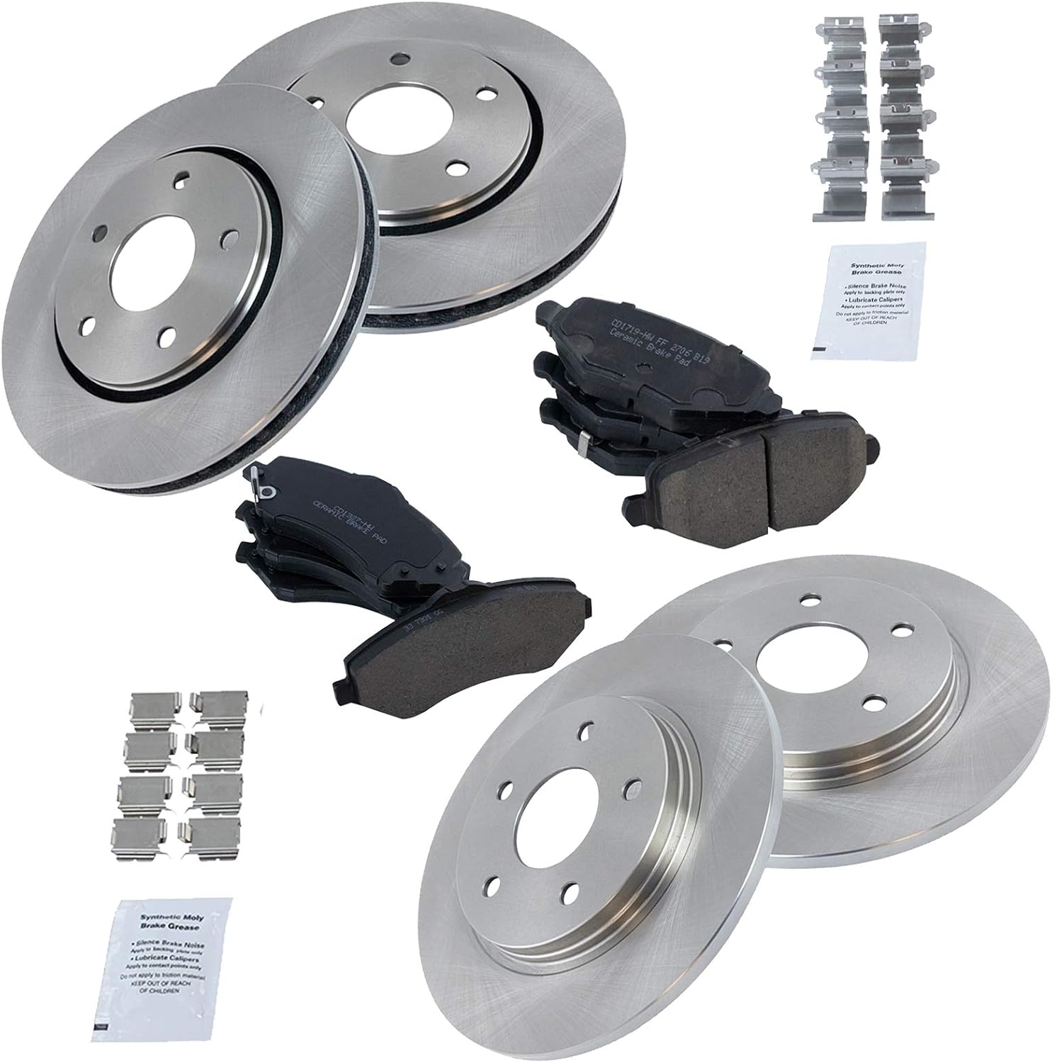 TRQ Front & Rear Posi Ceramic Disc Brake Pad & Rotor Kit Review