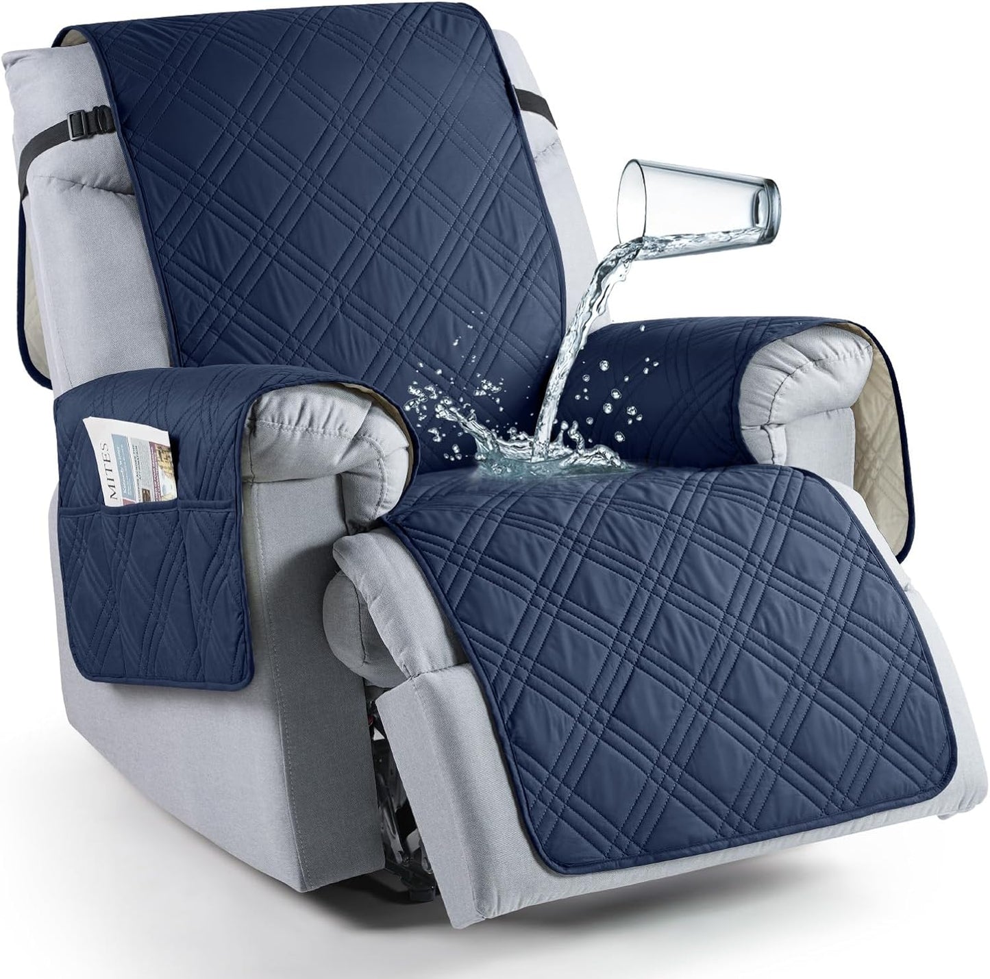 Waterproof Recliner Chair Cover for Pets and Kids Protection