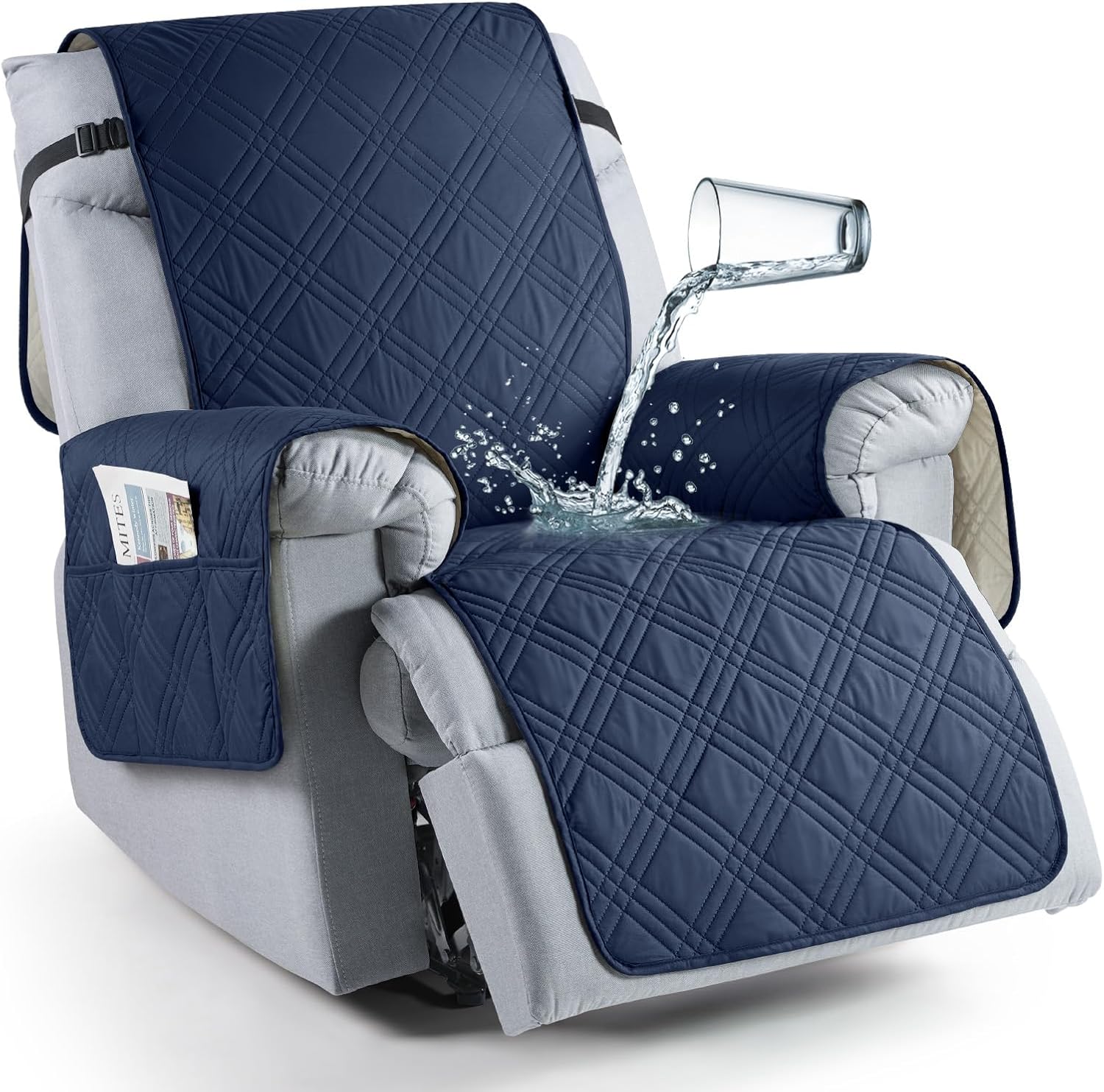 TAOCOCO Waterproof Recliner Chair Cover for Large Recliners