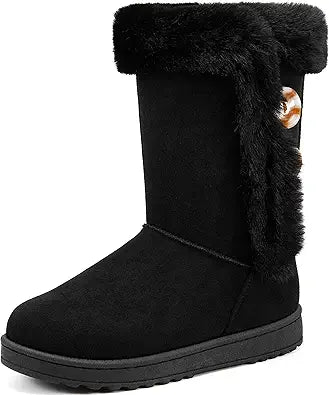 ALTOCIS Womens Fur Lined Winter Snow Boots for Fashion Lovers