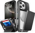 vCommuteX iPhone 16 Pro Max Wallet Case - Magnetic, Drop Protection