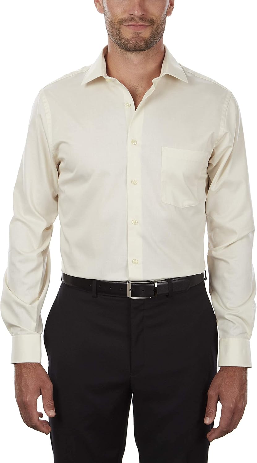 Van Heusen Men's Fit Dress Shirt with Flex Collar for Comfort