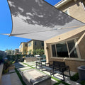 Sun Shade Sail 12ft x 14ft x 18.4ft Rectangle Sunshade - High UV