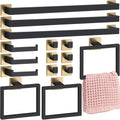 Gisafai 15 Pcs Bathroom Hardware Accessories Set for Modern Homes
