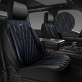 CAR PASS Thick Foam 3D Air Mesh Leather Car Seat Covers Front Seats