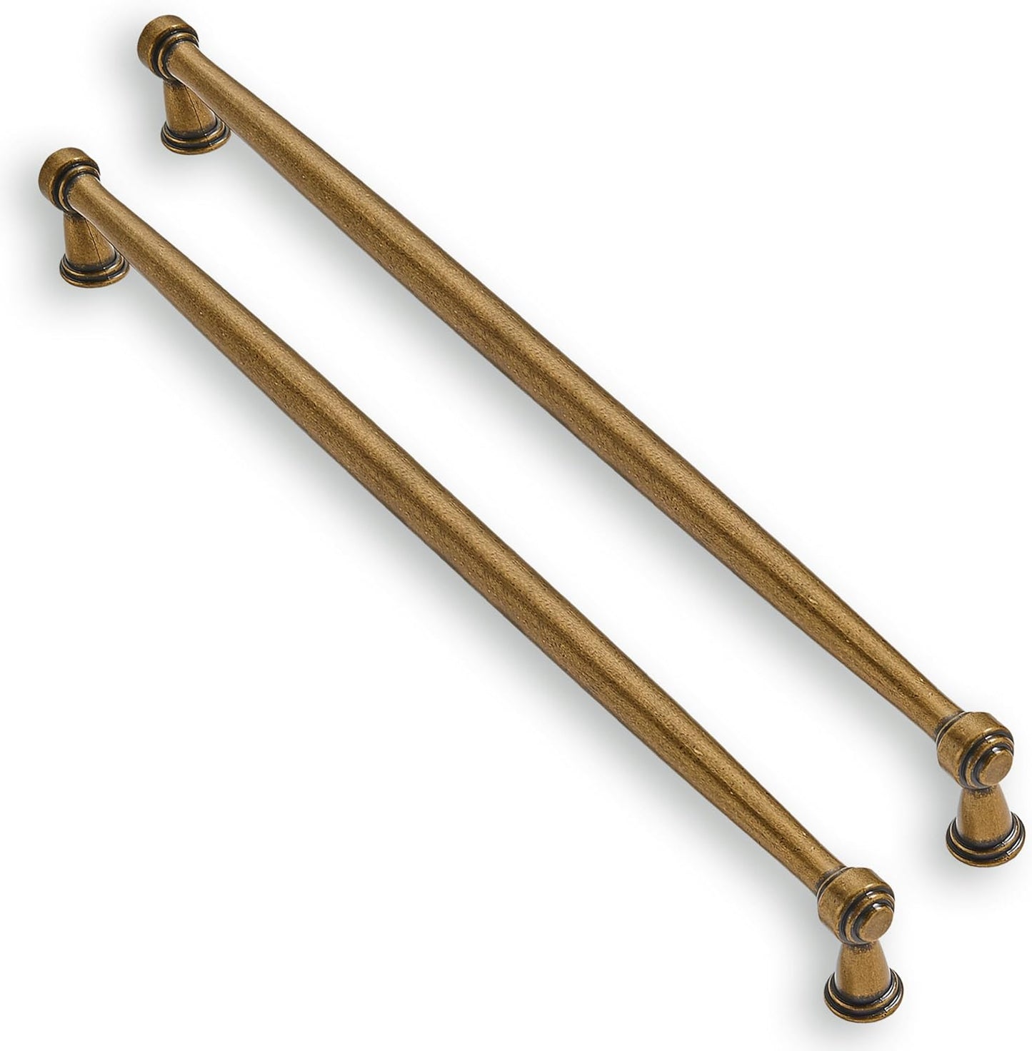 Solid Heavy Duty 12 Inch Vintage Antique Brass Cabinet Pulls
