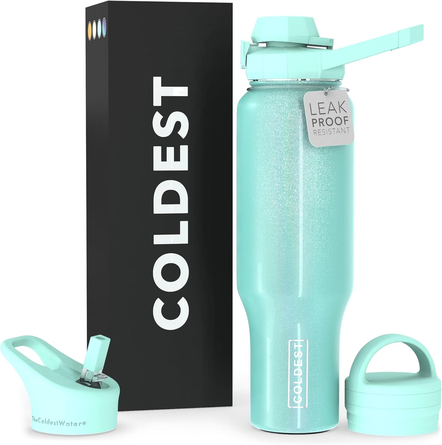 Coldest Sports Water Bottle - Insulated Stainless Steel Tumbler
