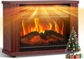 Electric Fireplace Heater for Indoor Use 1500W - Cozy 3D Flame Heater