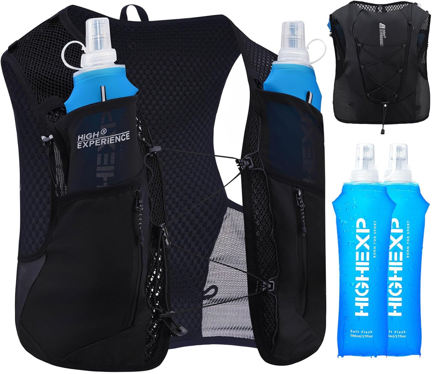 Lightweight 4L Trail Hydration Backpack for Running and Hiking
