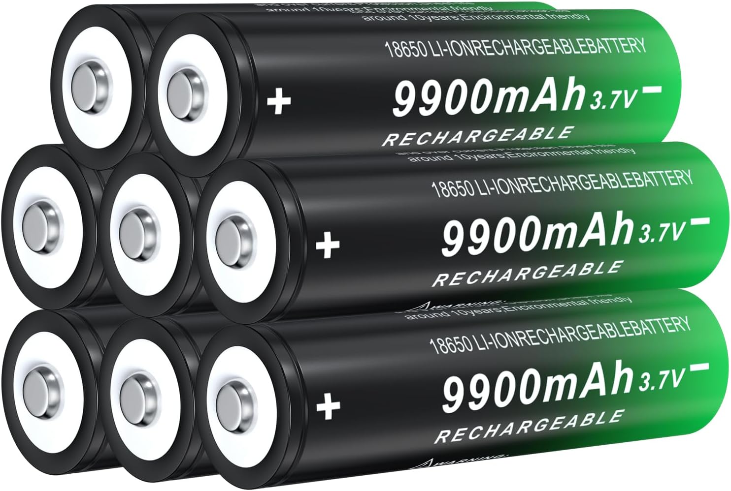 PAOWANG 18650 Rechargeable Battery Pack - 9900mAh Power Boost!