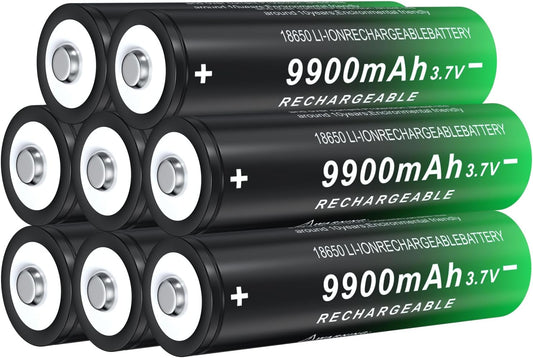 PAOWANG 18650 Rechargeable Battery Pack - 9900mAh Power Boost!