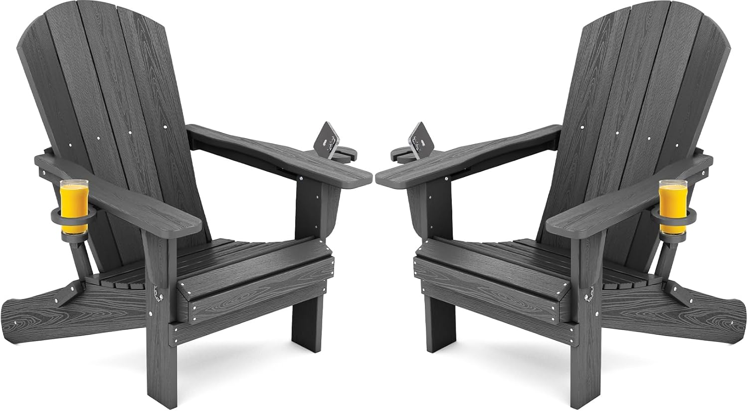 Foldable Adirondack Chair Set of 2 for Ultimate Outdoor Comfort