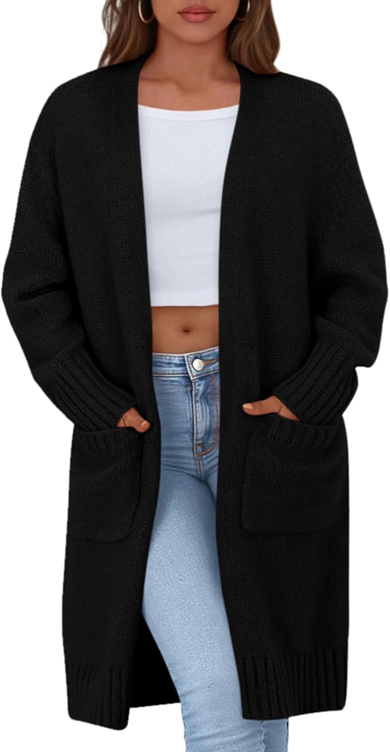PRETTYGARDEN Fall Long Sleeve Cardigan Sweaters for Women