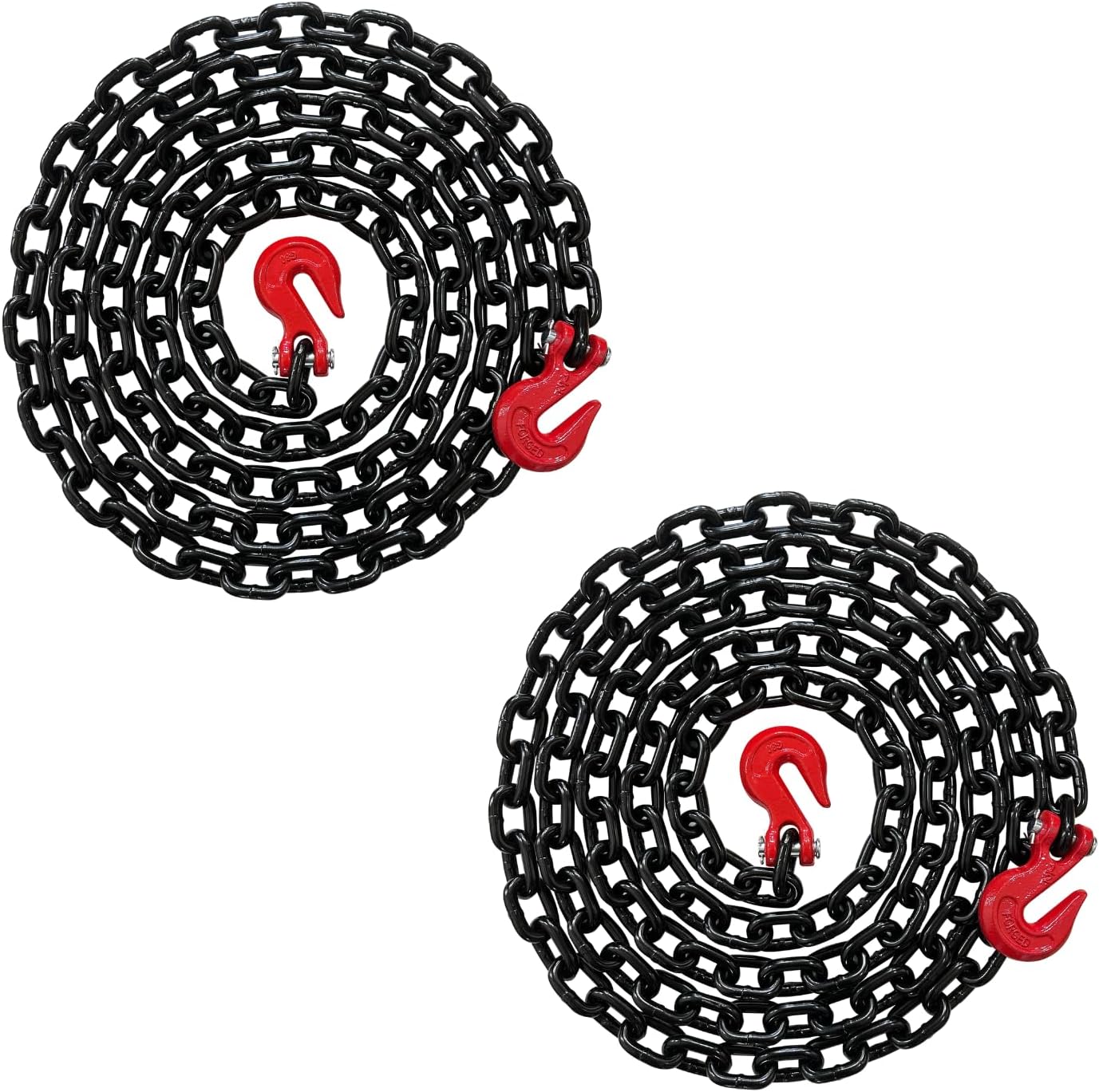 2PK - Heavy Duty 1/2 X 20ft Grade 80 Transport Binder Chain