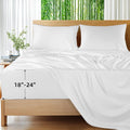 Shilucheng 100% Viscose Bamboo Sheets King - Cooling Deep Pocket