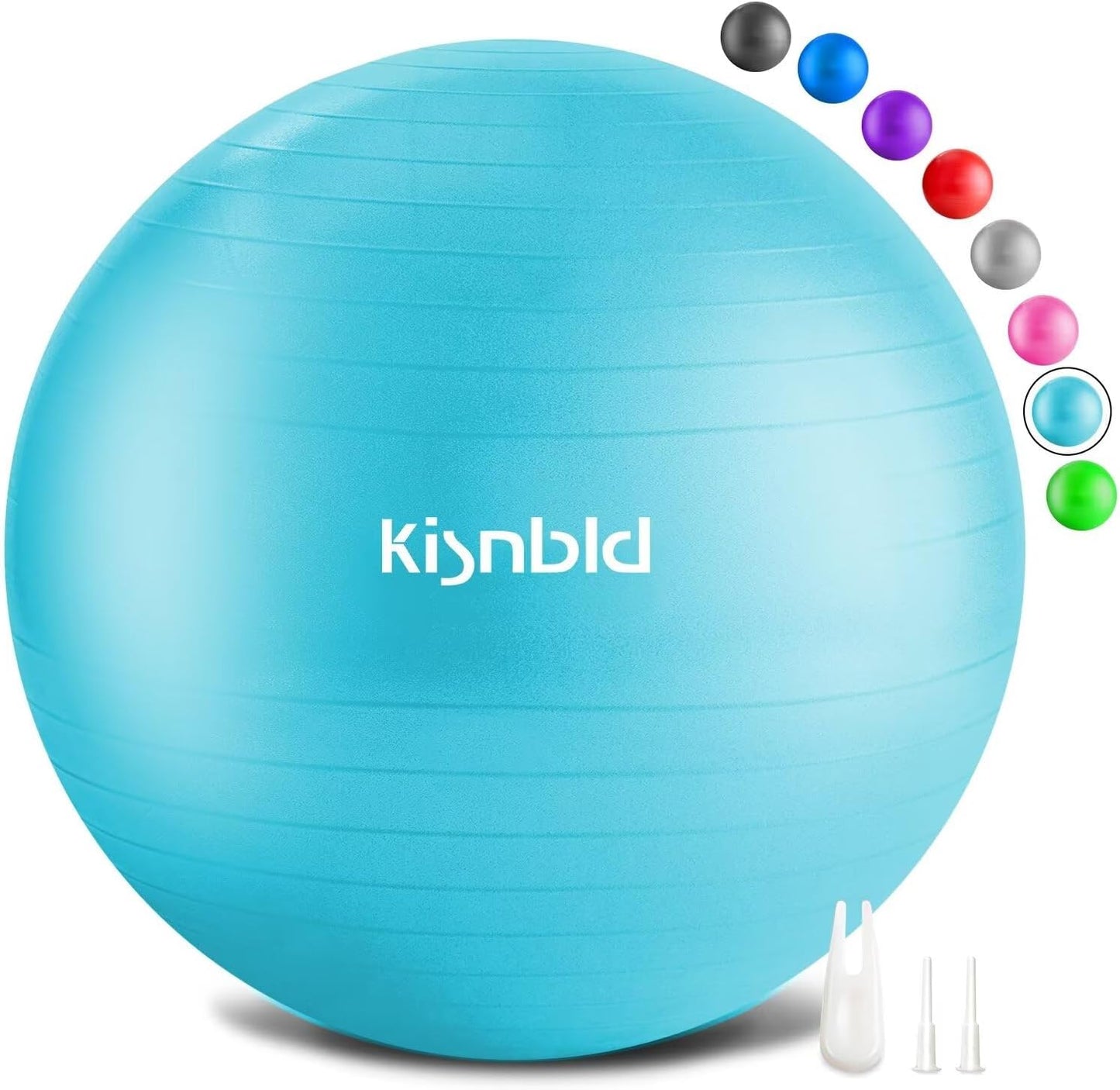 Anti-Burst Exercise Ball for Pregnancy & Balance - Heavy Duty