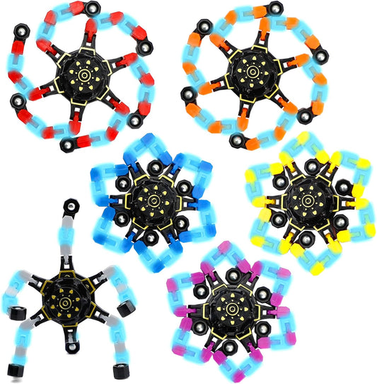 Transformable Luminous Fidget Spinners - Stress Relief Sensory Toys