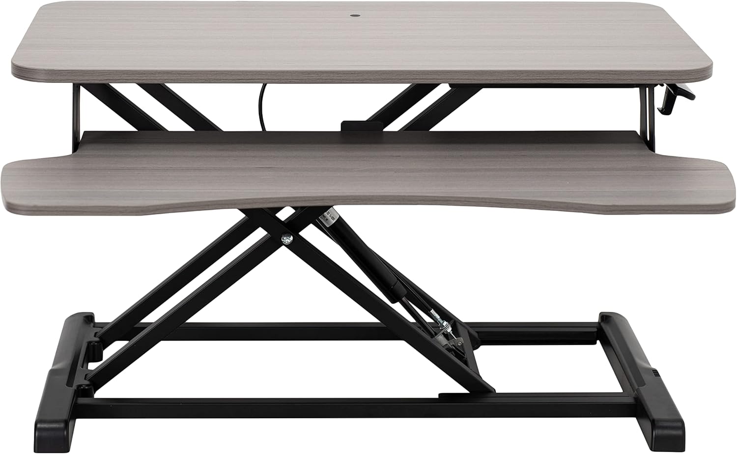 VIVO 32 Sit-Stand Desk Converter | Dual Monitor Setup