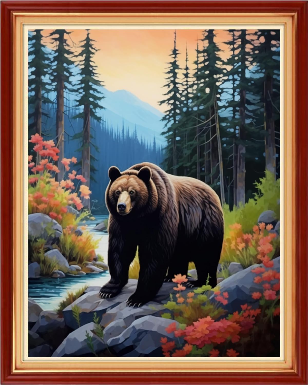 Redxing Stamped Cross Stitch Kits for Beginners and Adults