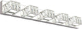 ZUZITO 5 Lights Bathroom Vanity Light - Dimmable 30W LED Cool White