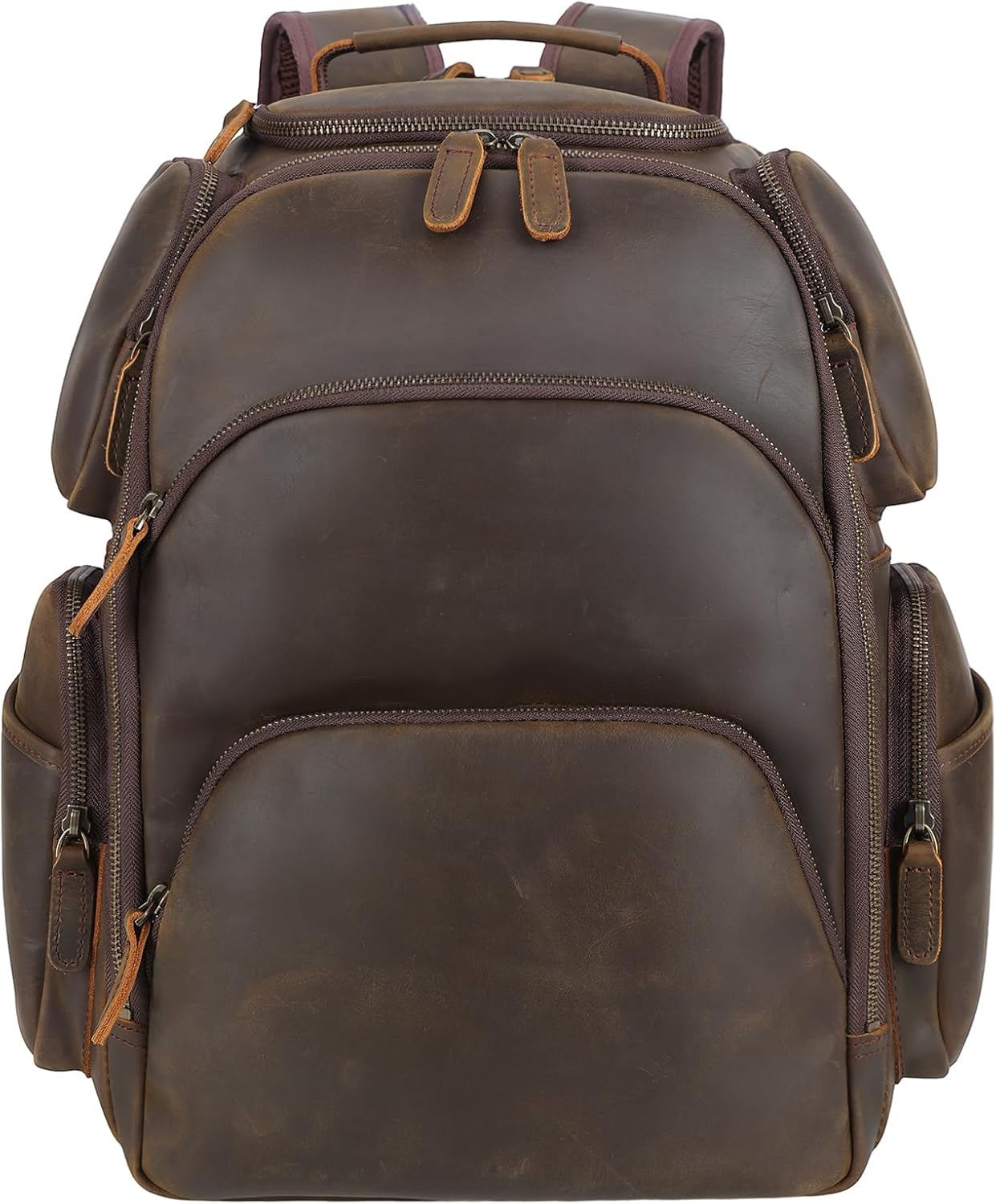 TIDING Vintage Full Grain Leather 16 Inch Laptop Backpack Review