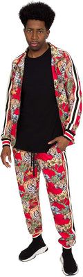 Men's Casual Velvet Tracksuit Set by G-Style USA for Weekend Wear