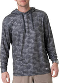 Mens Performance Hoodie Lightweight Long Sleeve Pullover - UPF 50 91%
