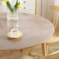 Royhom 48 in Round Table Cover Protector Frosted - Heavy Duty