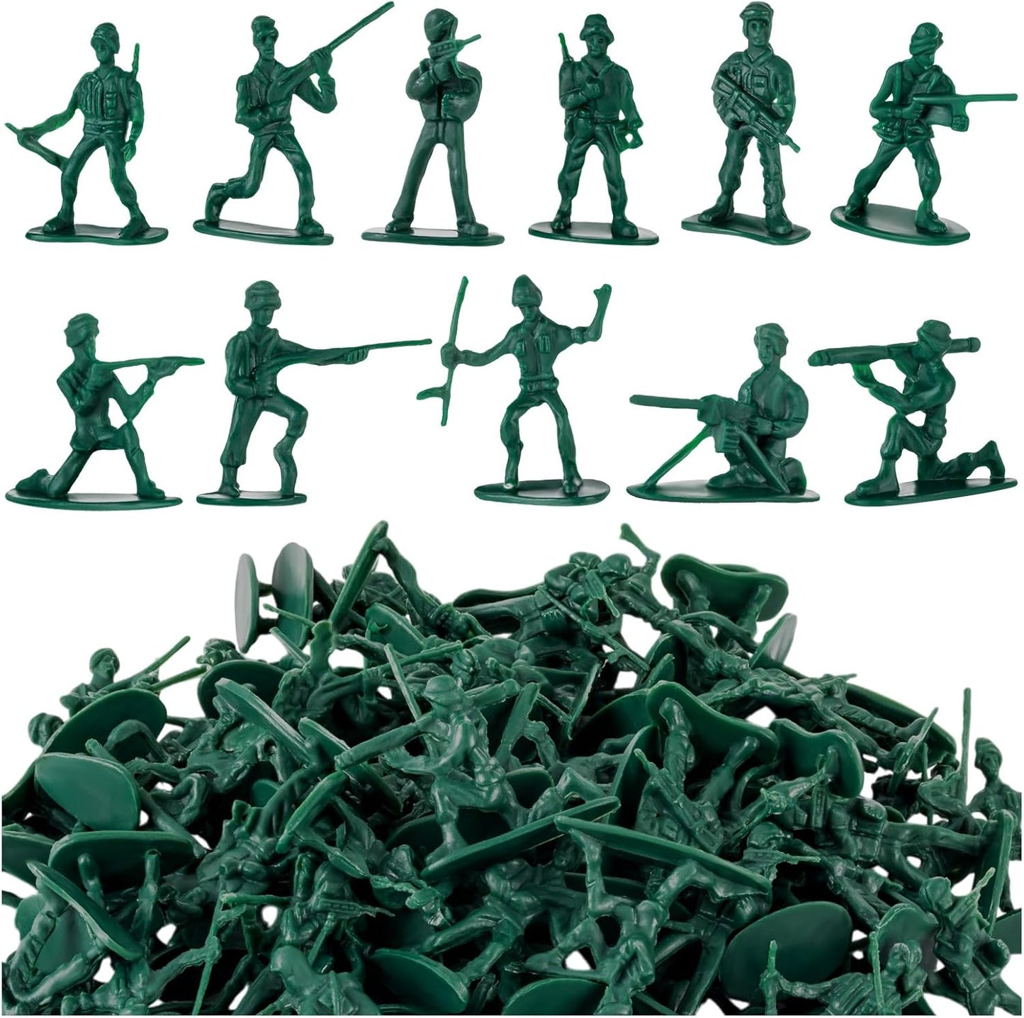 100-Pc Classic Army Men Toys - Perfect Birthday Gift!