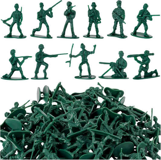 100-Pc Classic Army Men Toys - Perfect Birthday Gift!