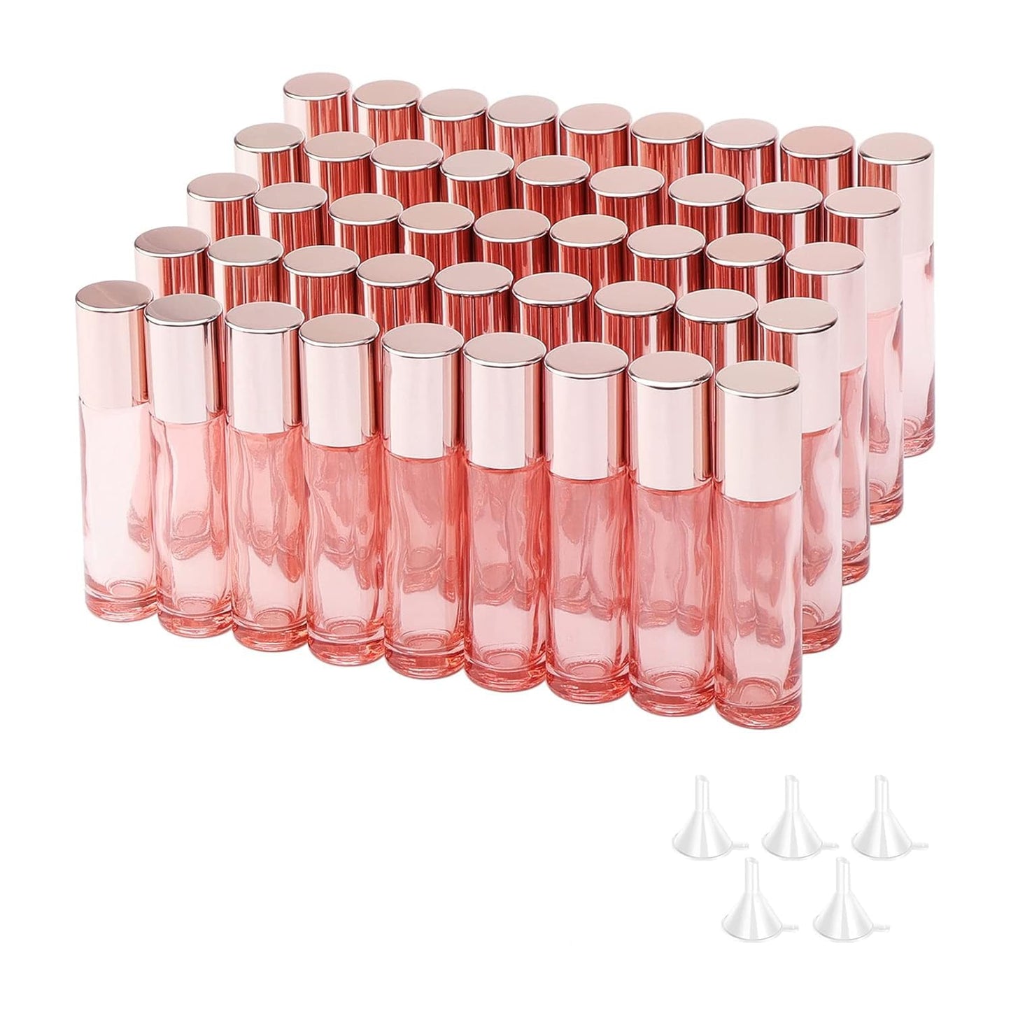 45Pcs 10ml Essential Oil Roller Bottles for Aromatherapy Use