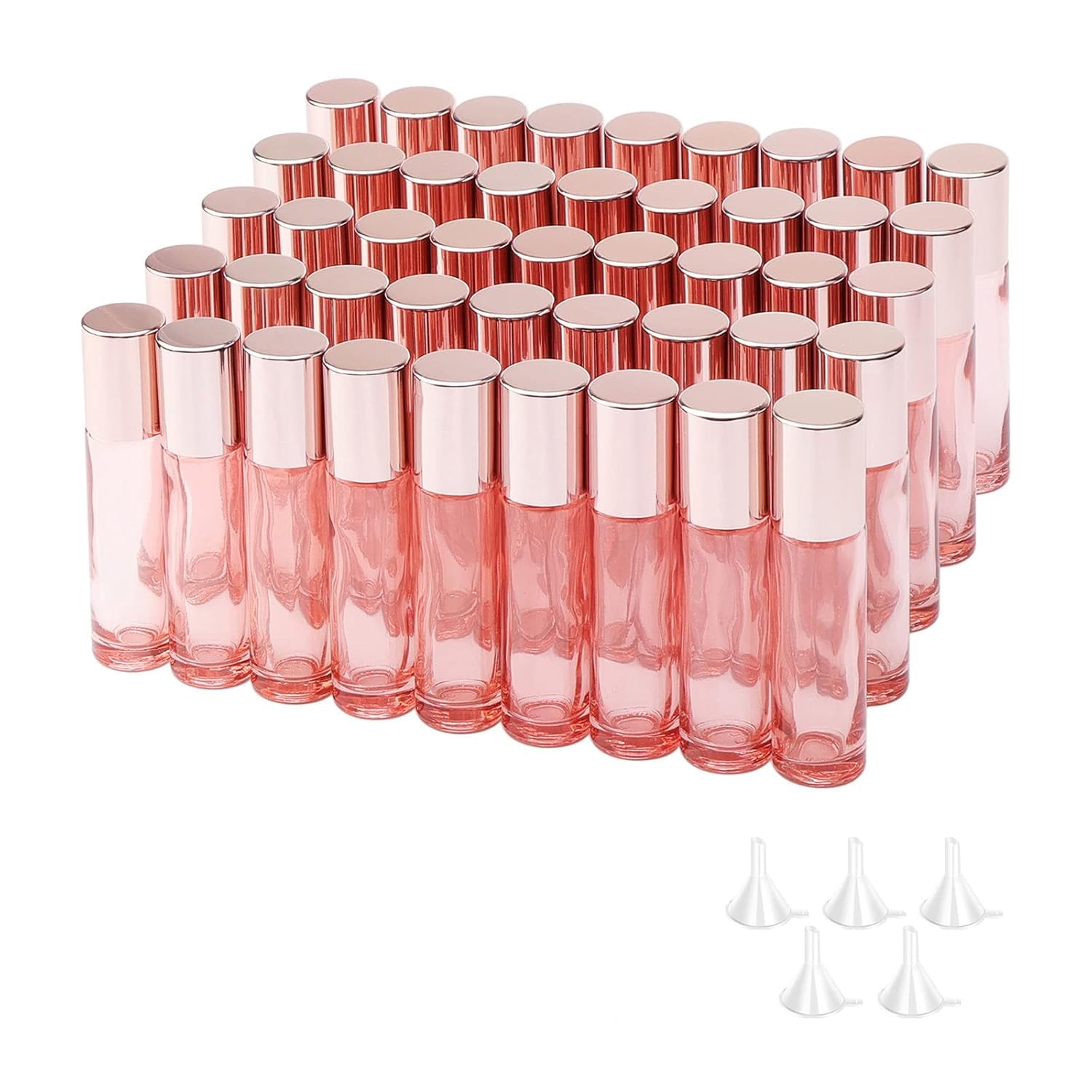 45Pcs 10ml Essential Oil Roller Bottles for Aromatherapy Use