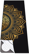 Non Slip Yoga Towel with Corner Pockets - Sweat Absorbent, Soft & Portable