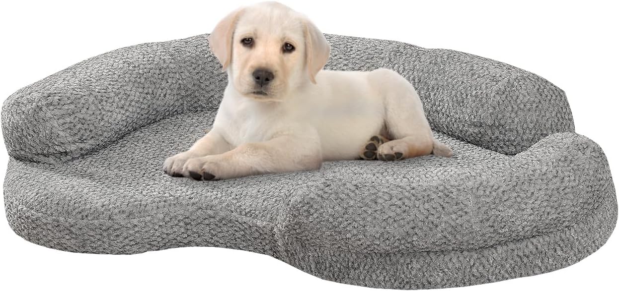 Orthopedic Memory Foam Dog Bed for Small Dogs - Calming Design