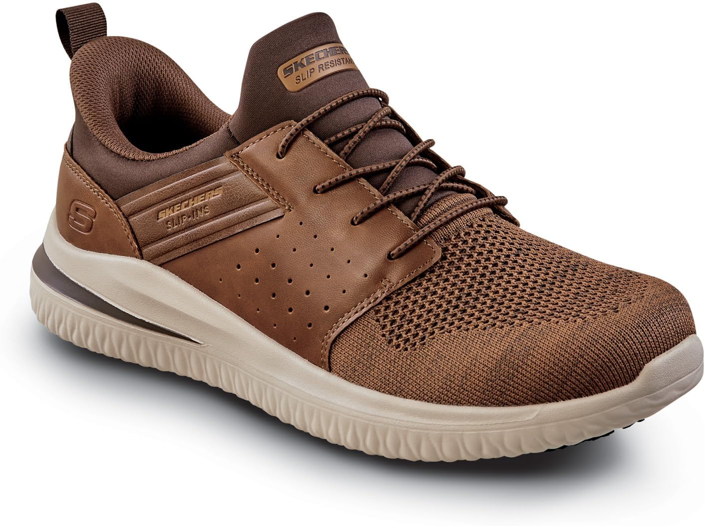 Skechers Hands Free Slip-Ins Collin Work Shoe for Men, Soft Toe