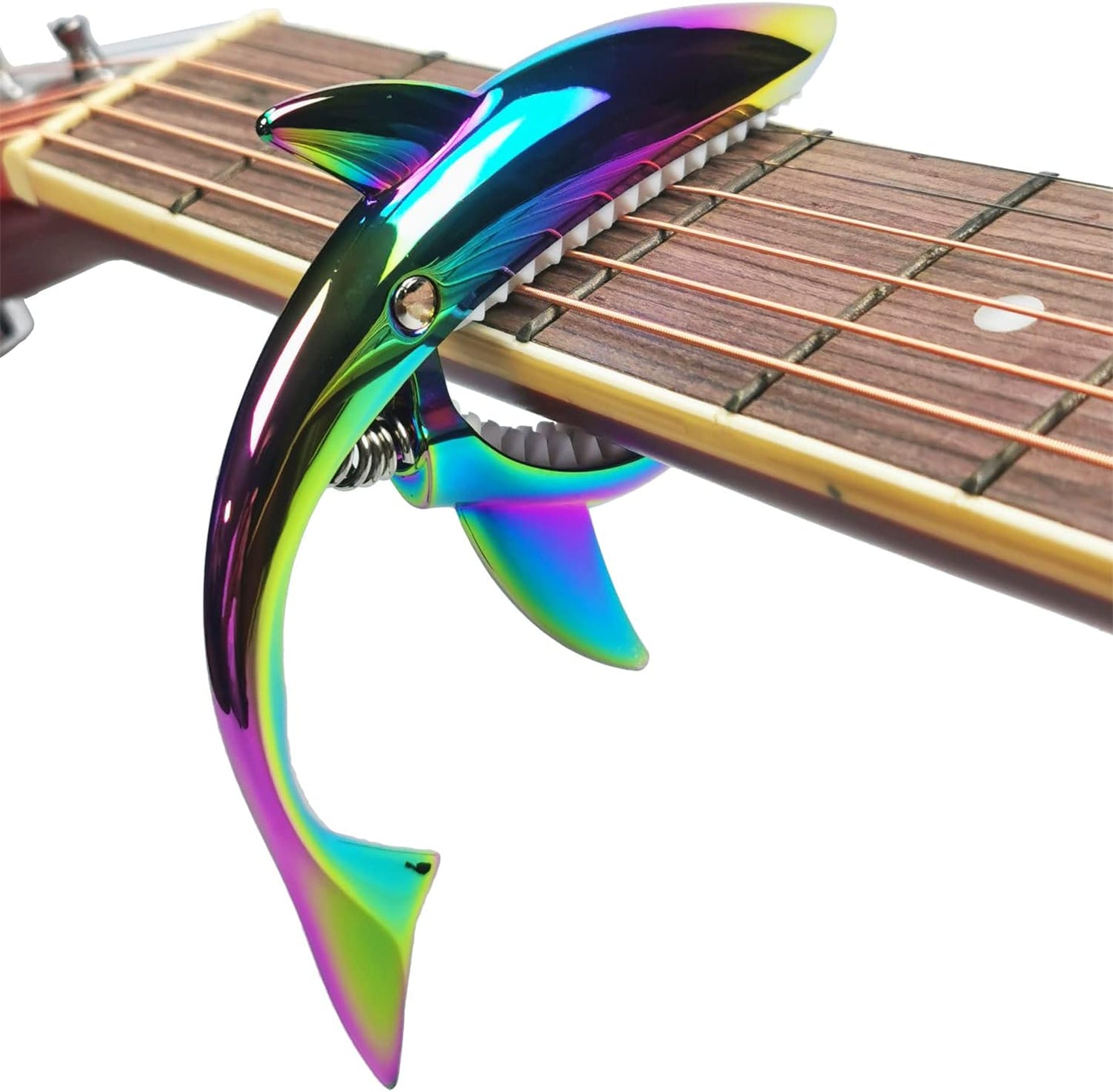 Premium Zinc Alloy Shark Capo for All Guitars & Ukulele