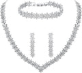 Elegant Women's Jewelry Set with Necklace and Earrings by Hadskiss