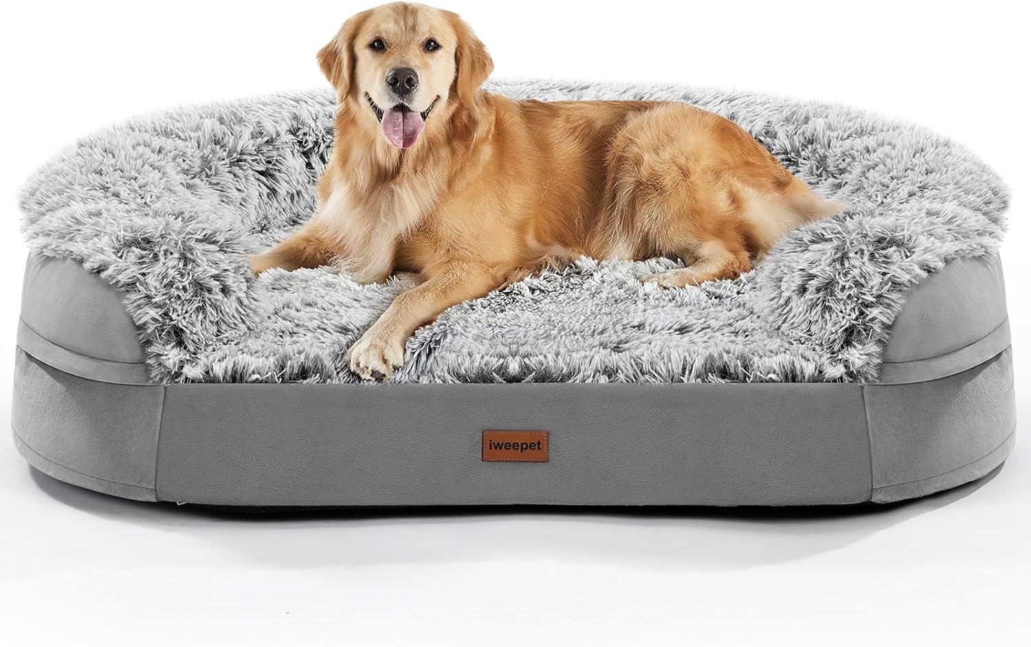 Supportive Orthopedic Dog Bed with Thickened Egg-Crate Foam