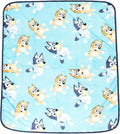 Bluey & Bingo Plush Travel Throw - Super Soft Kids Bedding