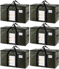 Green Extra Large Moving Bags 6 Pack - 100L Heavy Duty Storage