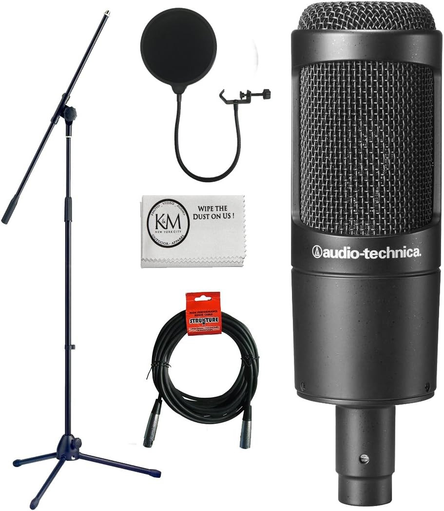 Audio-Technica AT2035 Cardioid Condenser Microphone Bundle Review