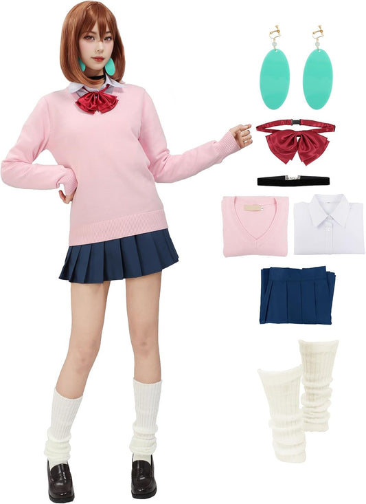 C-ZOFEK Ayase Cosplay Costume Full Set for Women Parties