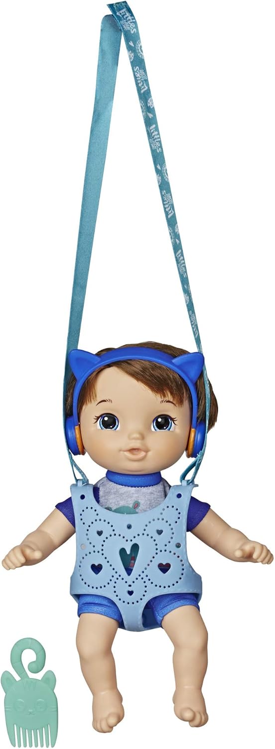 Baby Alive Littles: Carry N Go Squad - Matteo Brown Hair Doll Set