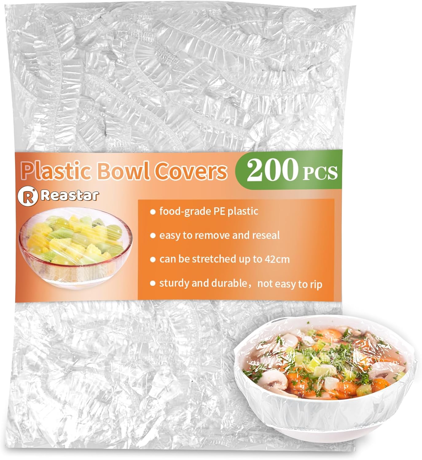 Reastar Elastic Food Covers: Keep Bread Fresh