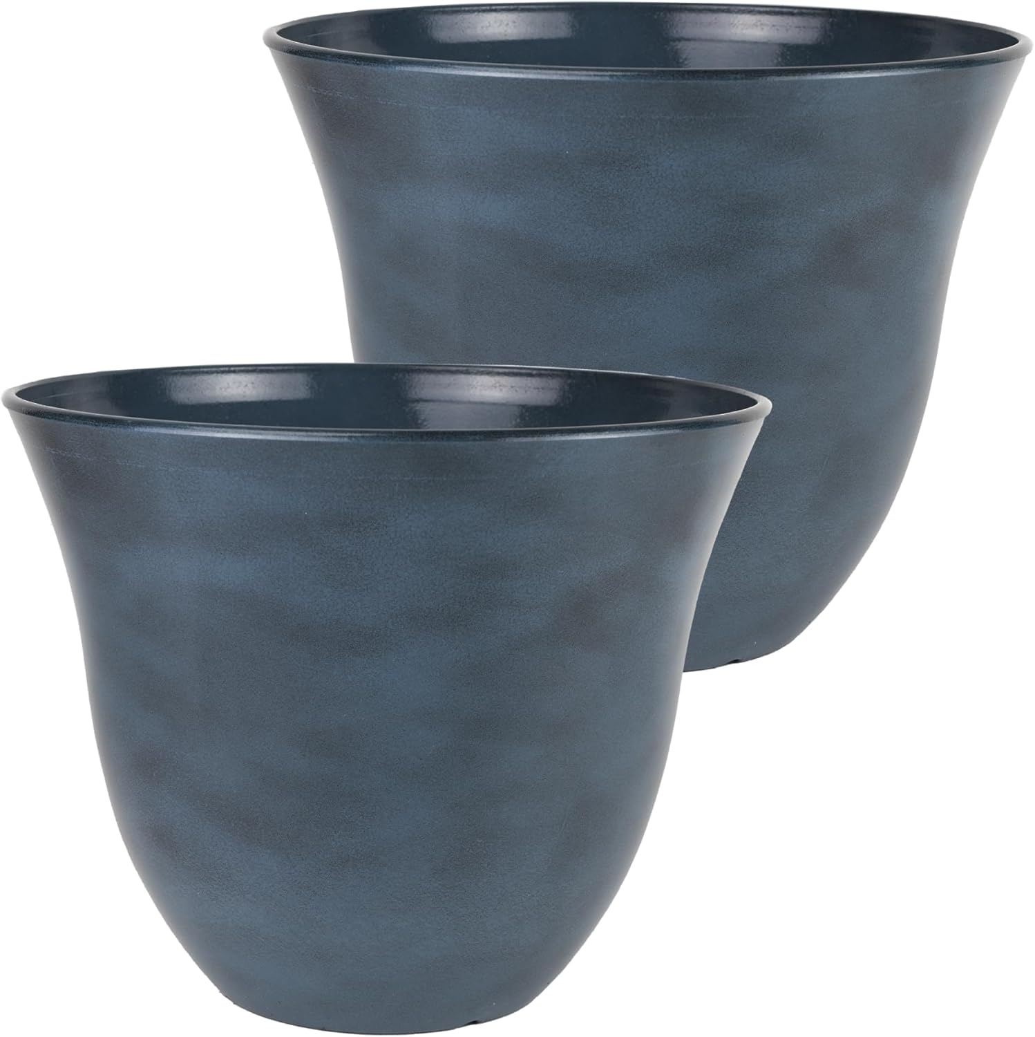Classic Home and Garden Honeysuckle Flower Pot Planter Set