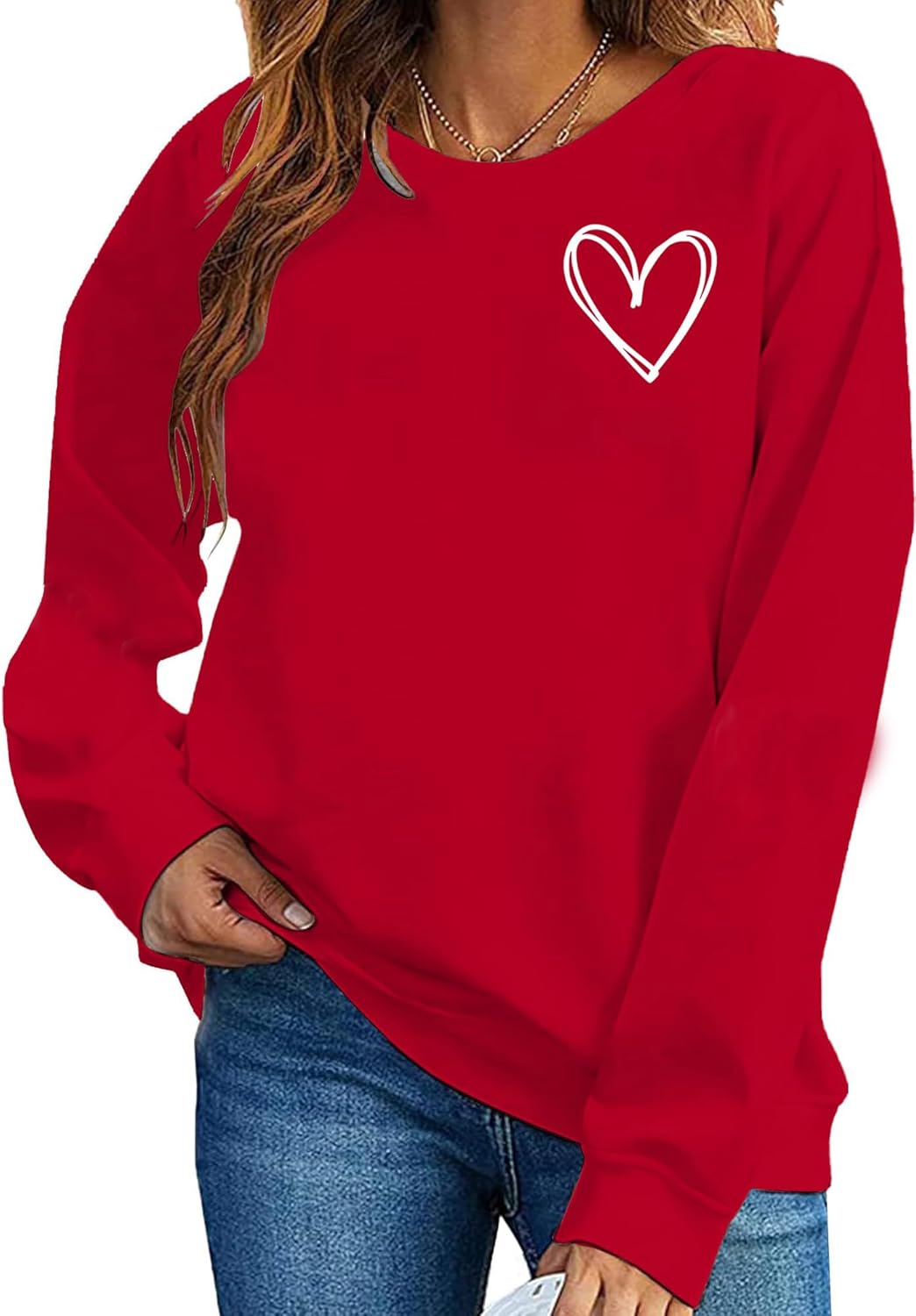 Valentine's Love Heart Sweatshirt