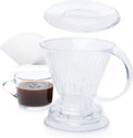 Clever Coffee Dripper and Filters 18 oz Clear - Barista's Choice
