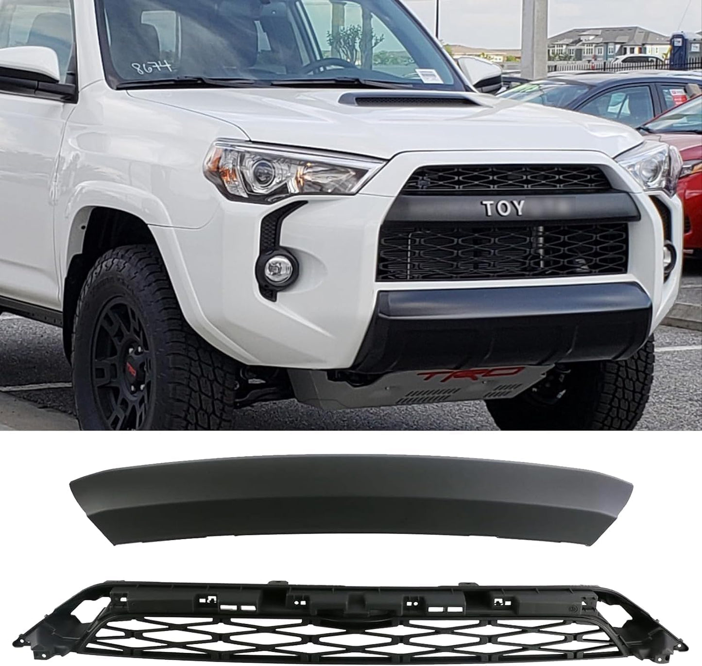 Front Grill Replacement for 4Runner 2020 2021 2022 2023 Models